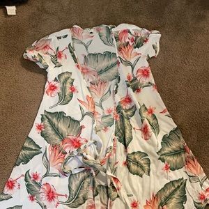 Rocky cross wrap dress with ties